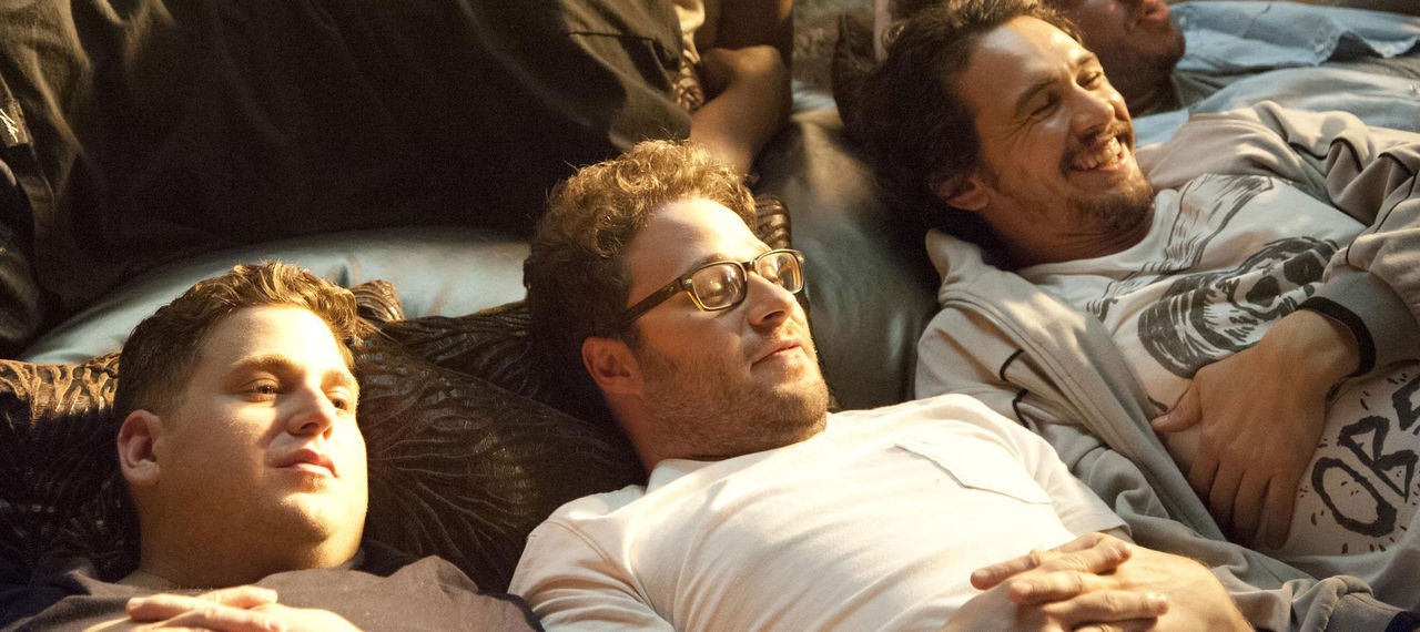 De spelar i Rogen och Goldbergs nya barnförbjudna komedi