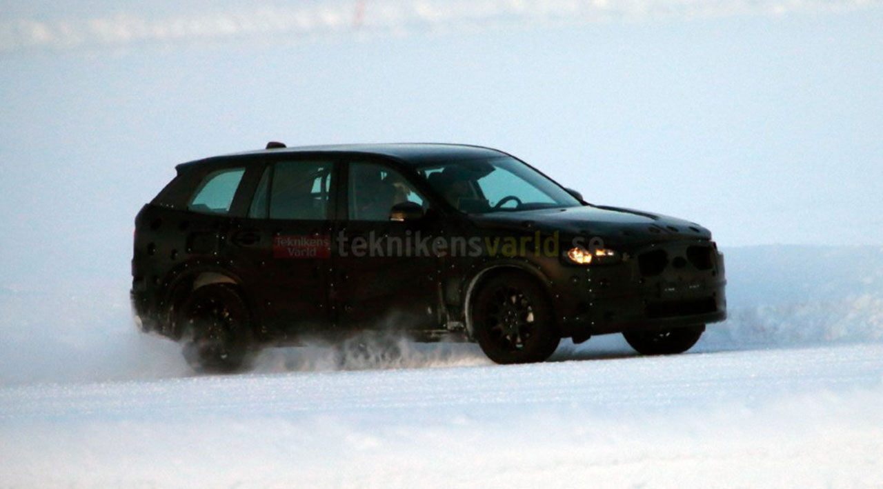 Volvo testar nya XC90 i norr