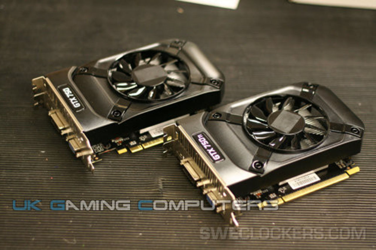 GeForce GTX 750 Ti och GTX 750 fångas också på bild