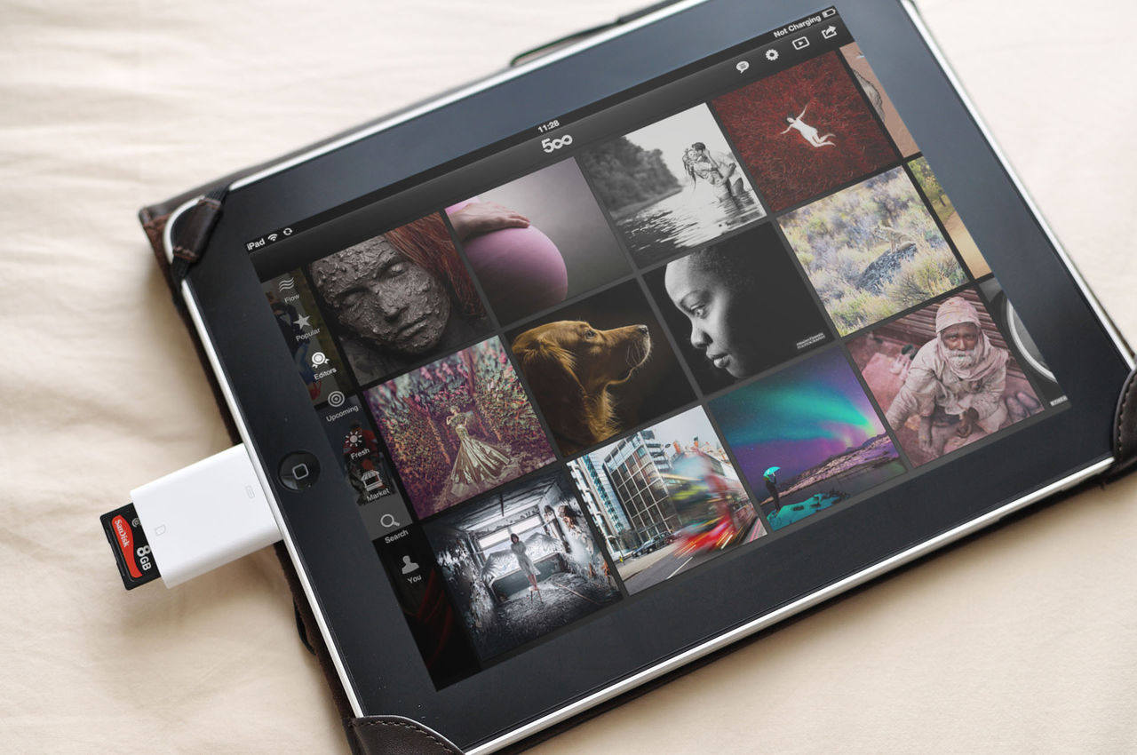 500px uppdaterar sin iOS-app