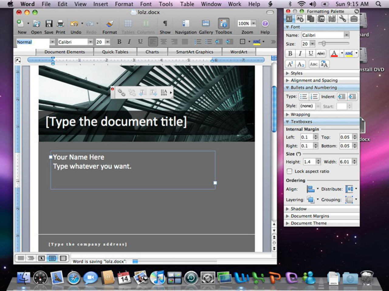 Office 2008 läckt - första testet?