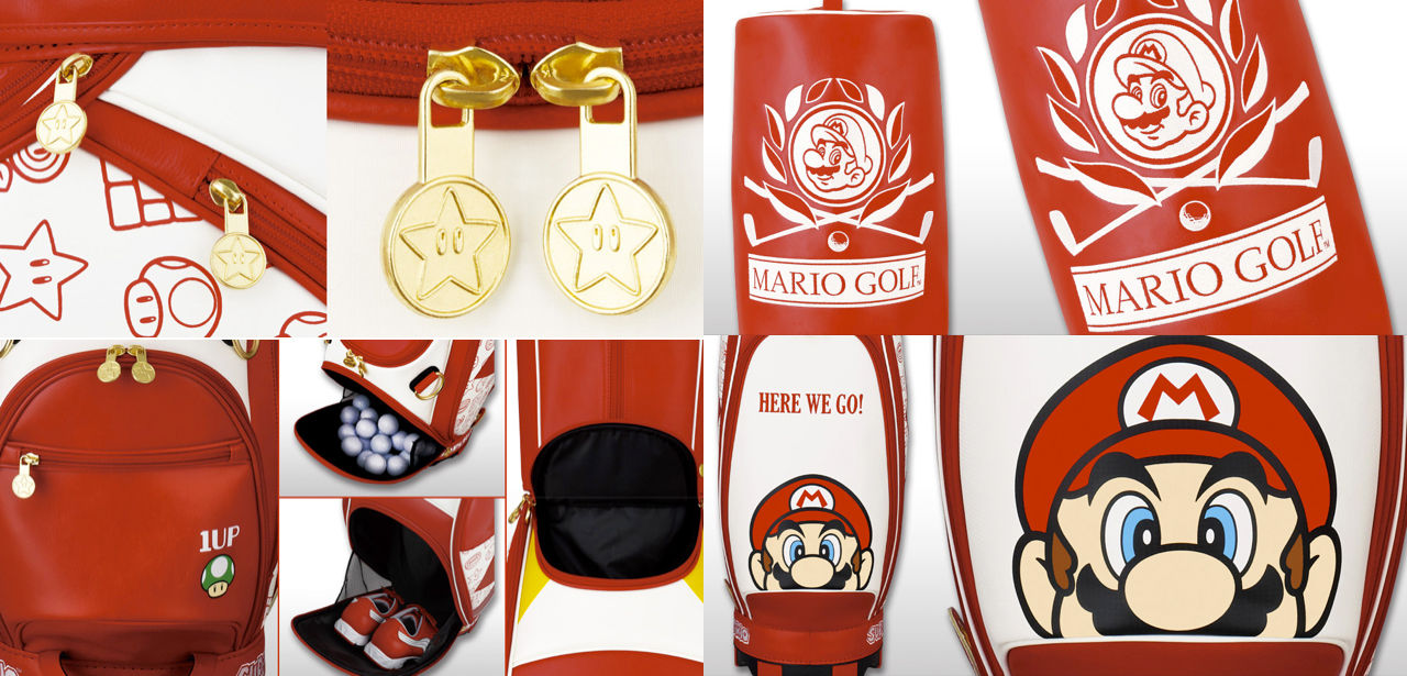 Snygg golfbag med Mario-motiv