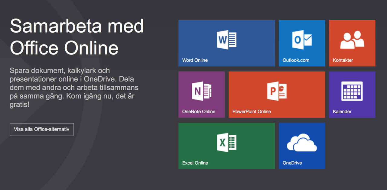Nu är Office Online uppe