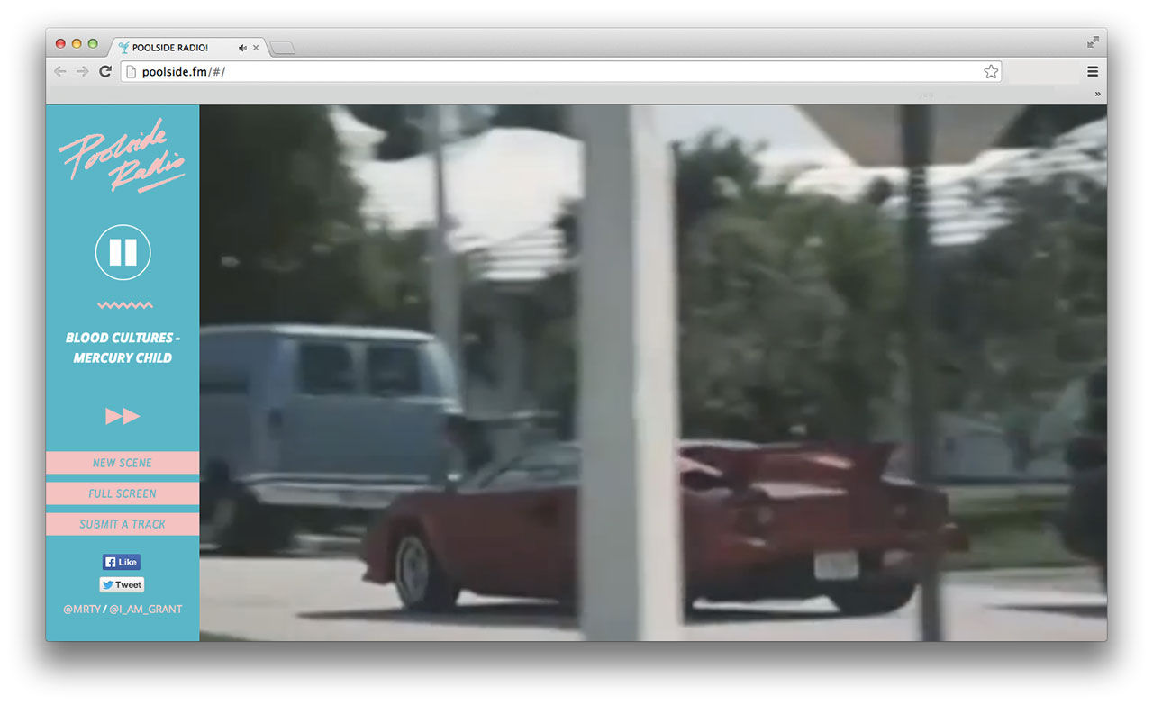 Musikspelare med 80-talstema