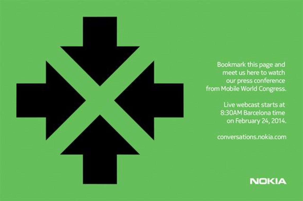 Se Nokias presskonferens live på måndag