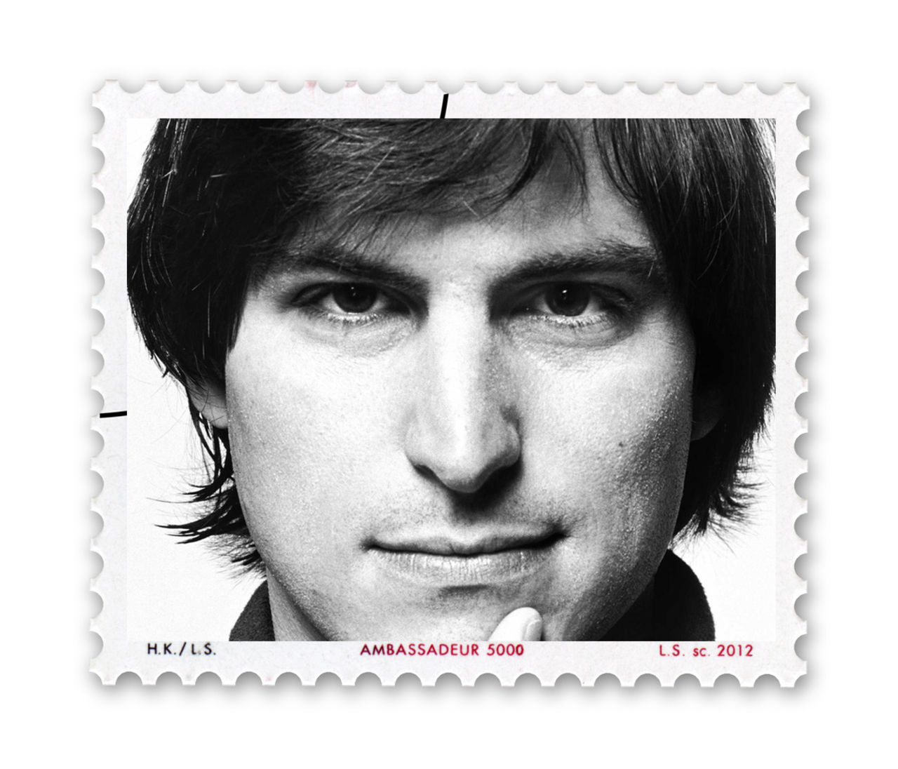 Frimärken med Steve Jobs