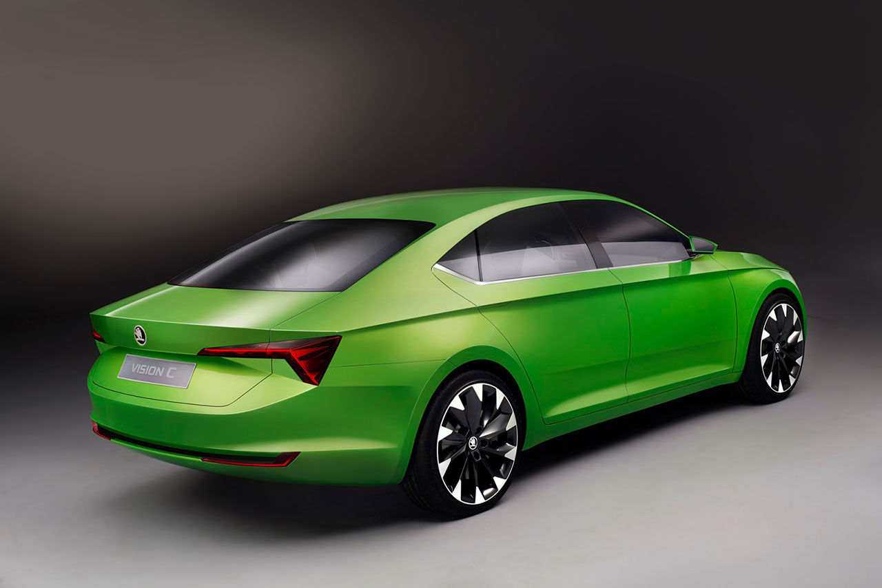 Så här ser Skoda VisionC Concept ut