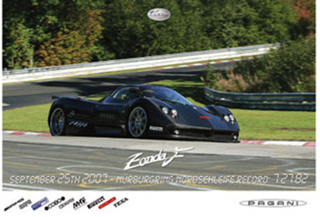 Pagani Zonda F snabbast runt ringen