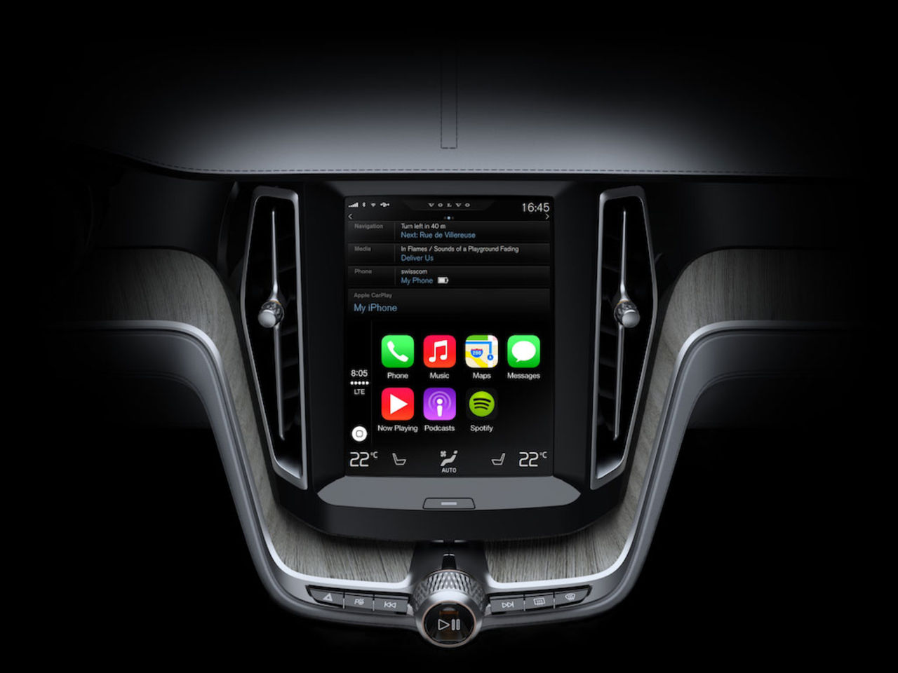 Så kommer CarPlay fungera i Volvo