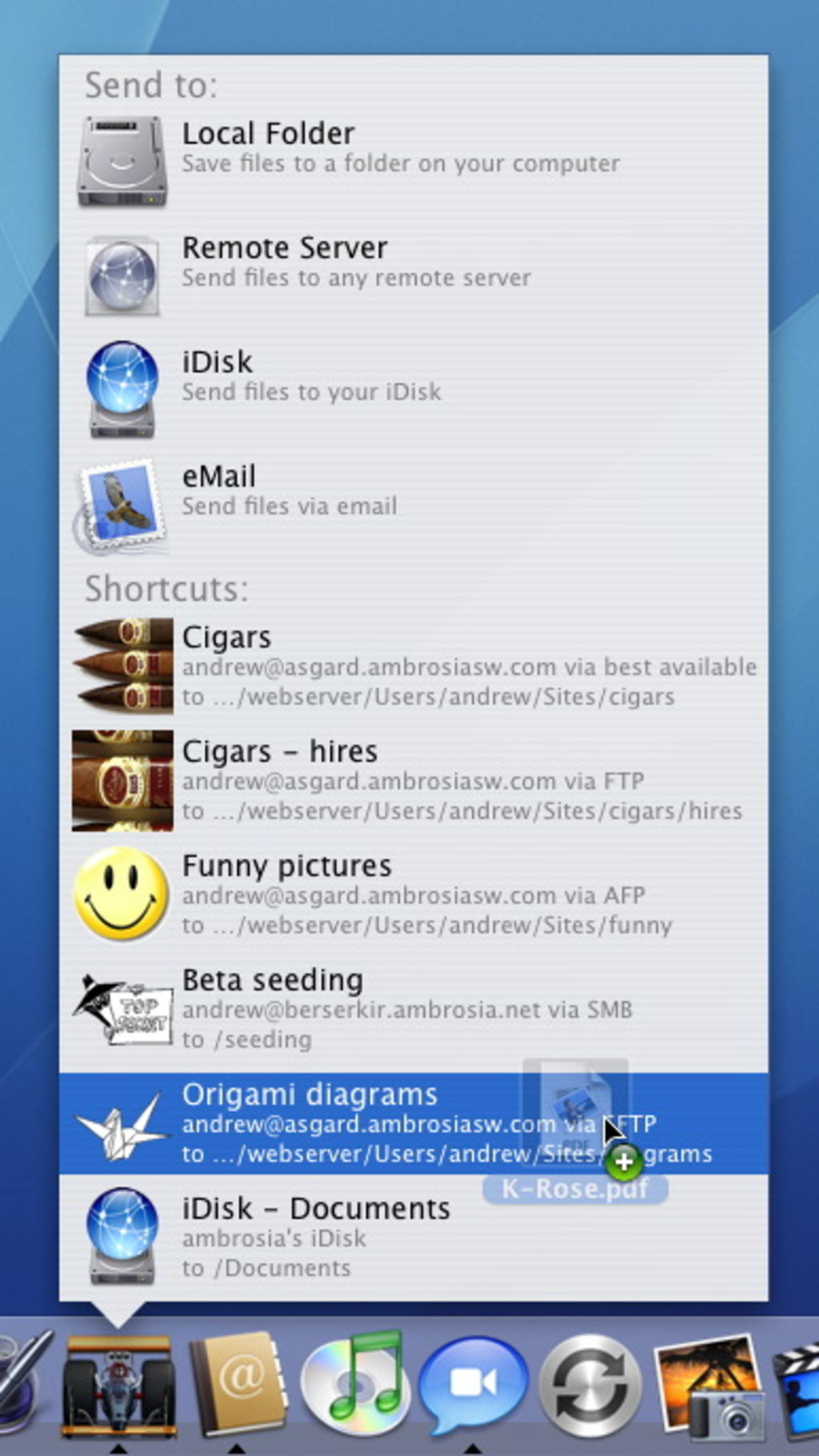 Skicka filer snabbt och enkelt med Dragster