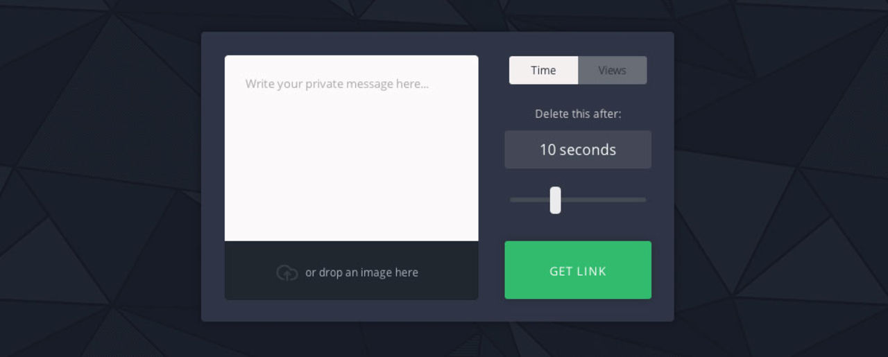 Skicka tillfälliga meddelanden via webben