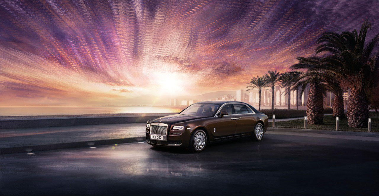 Rolls-Royce lyfter Ghost