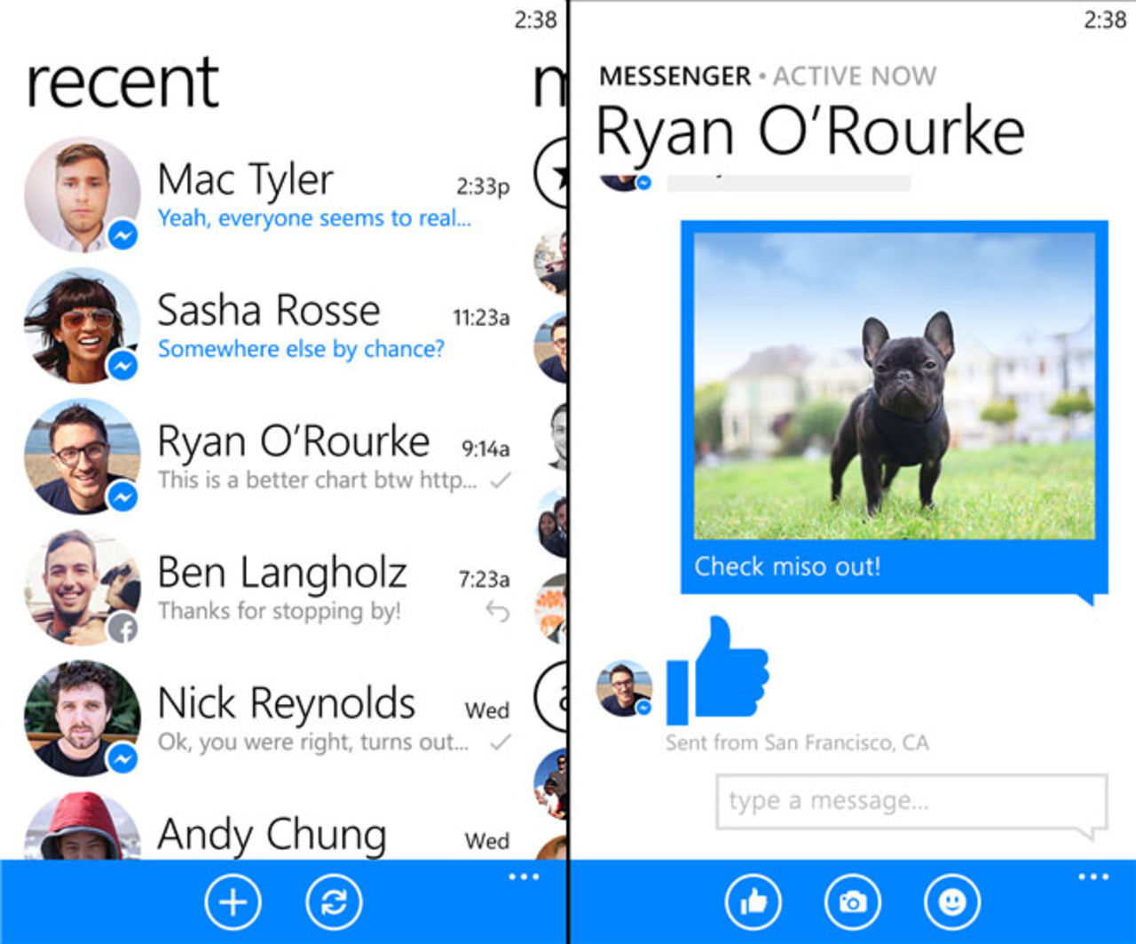 Facebook Messenger finns nu för Windows Phone