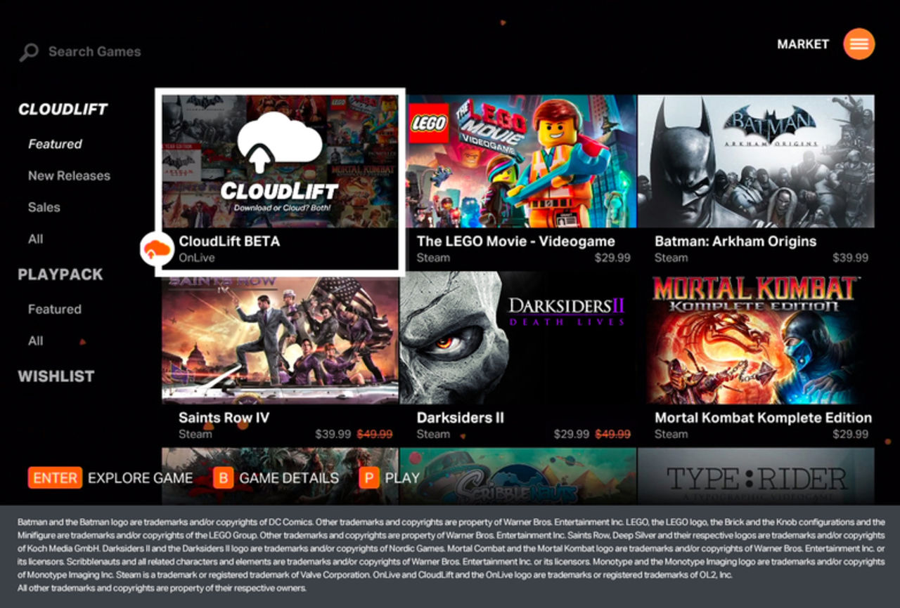 OnLive är tillbaka med CloudLift