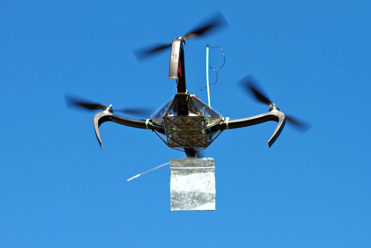 Drönare användes för knarksmuggling till fängelse