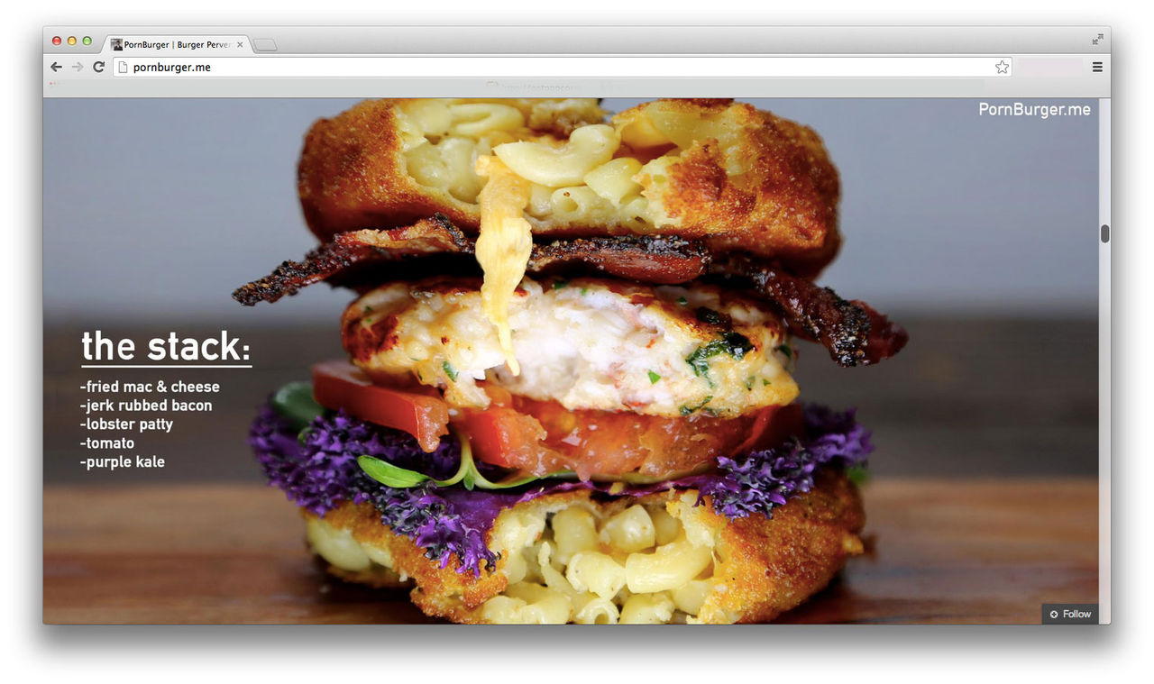 Ny burgare varje vecka hos PornBurger