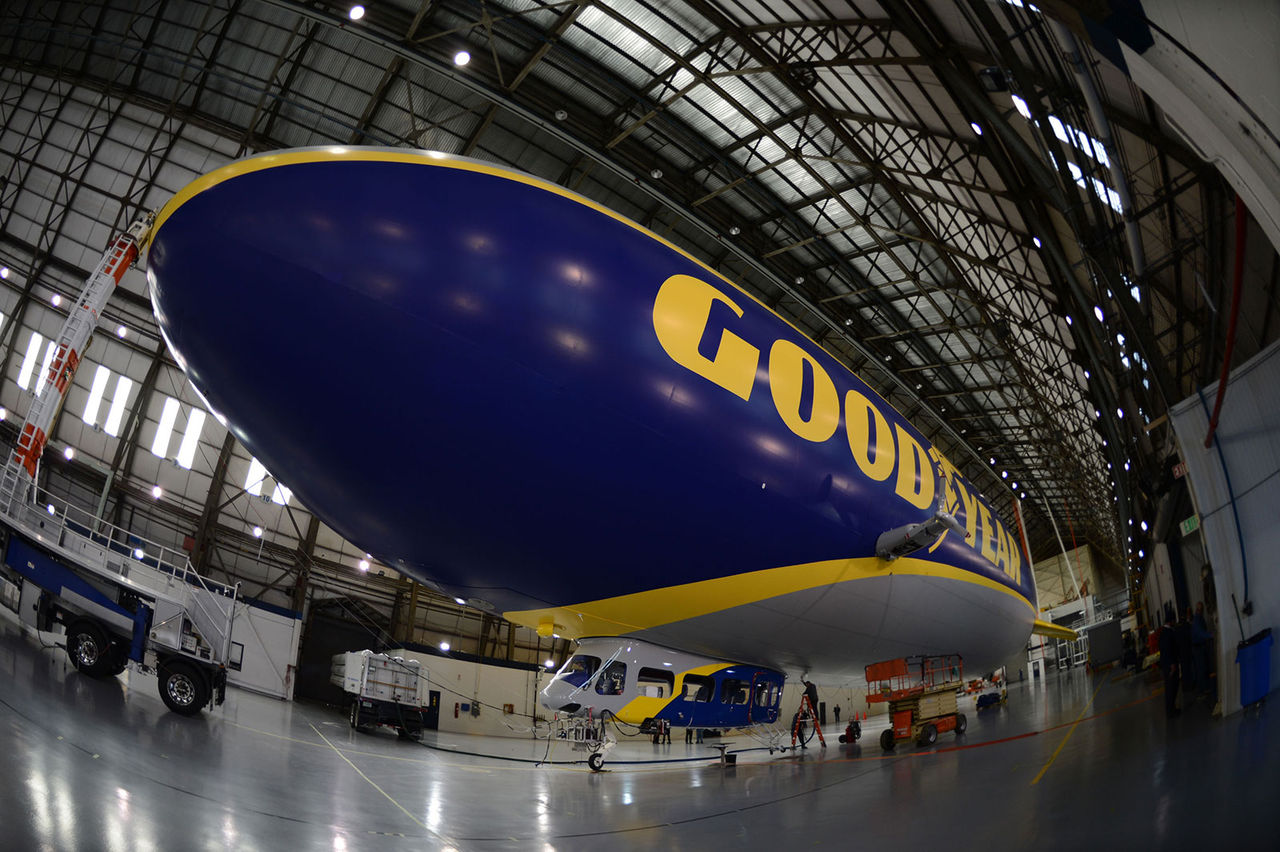 Goodyear visar upp nytt luftskepp