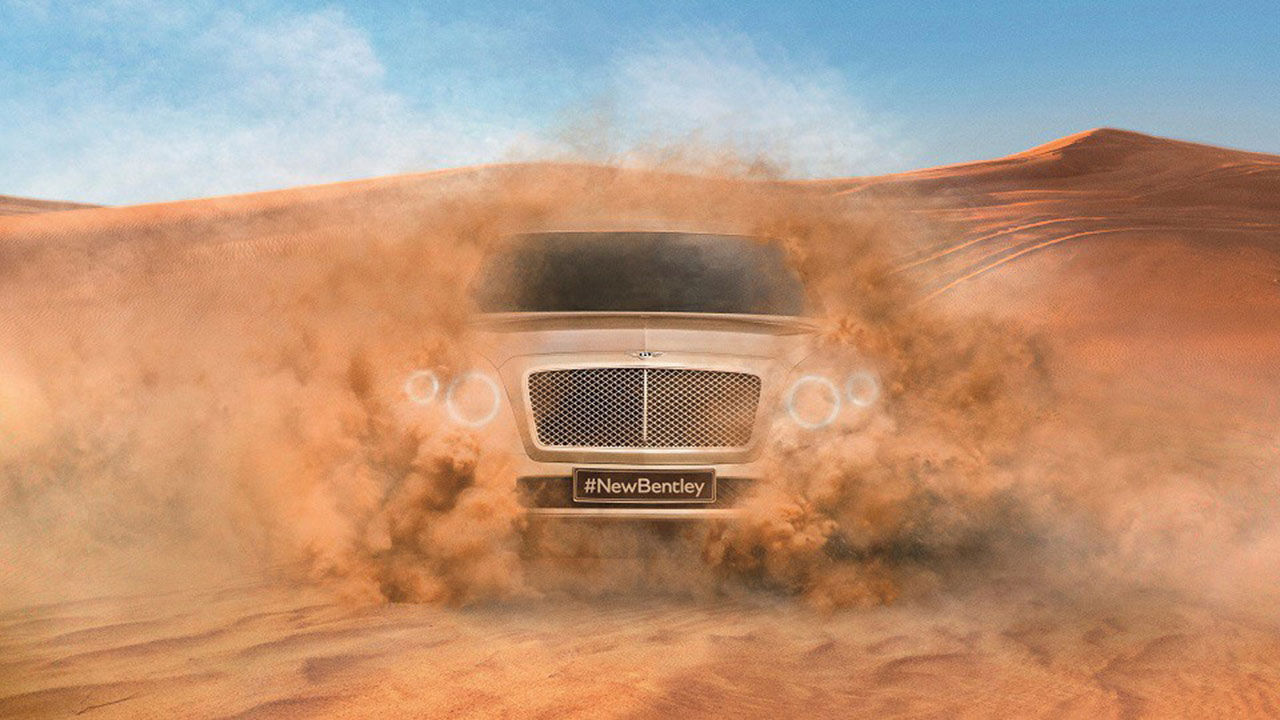 Bentley teasar sin SUV