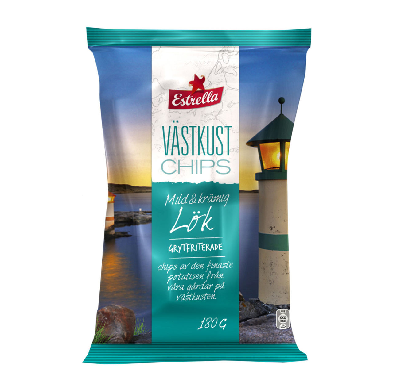 Chips med mild & krämig lök