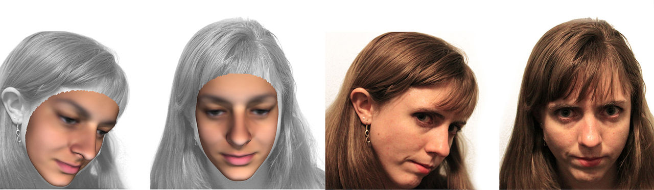 Ansiktsbilder skapade med DNA