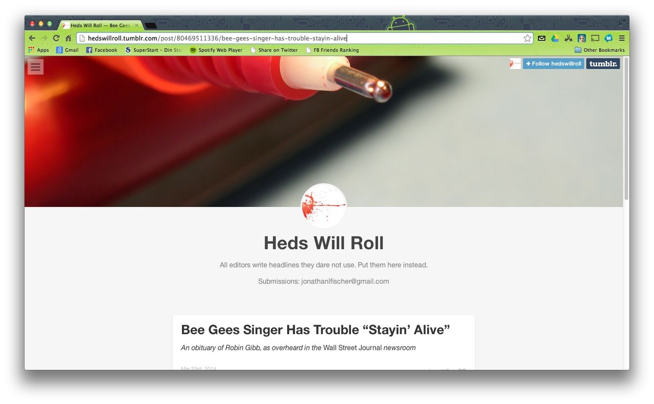 Heds Will Roll