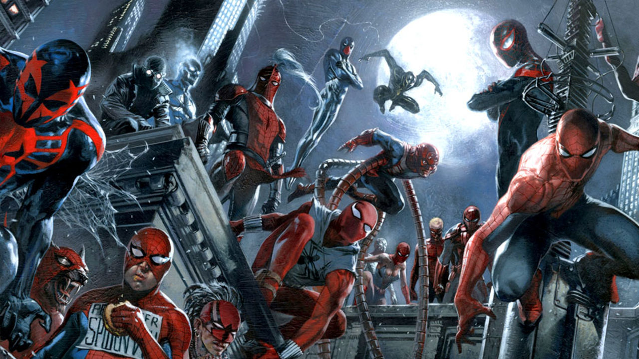 Spider-verse - alla Spiderman i samma serie