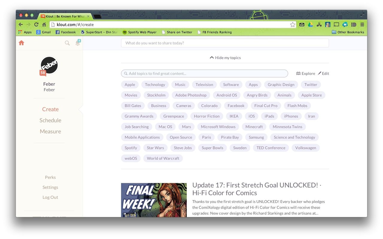 Rankingtjänsten Klout uppköpt