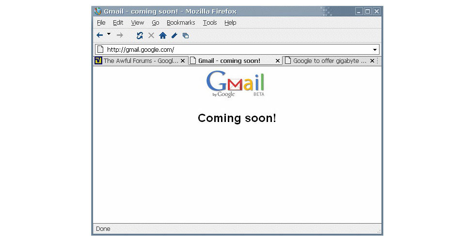 Tut i luren - Gmail 10 år idag!