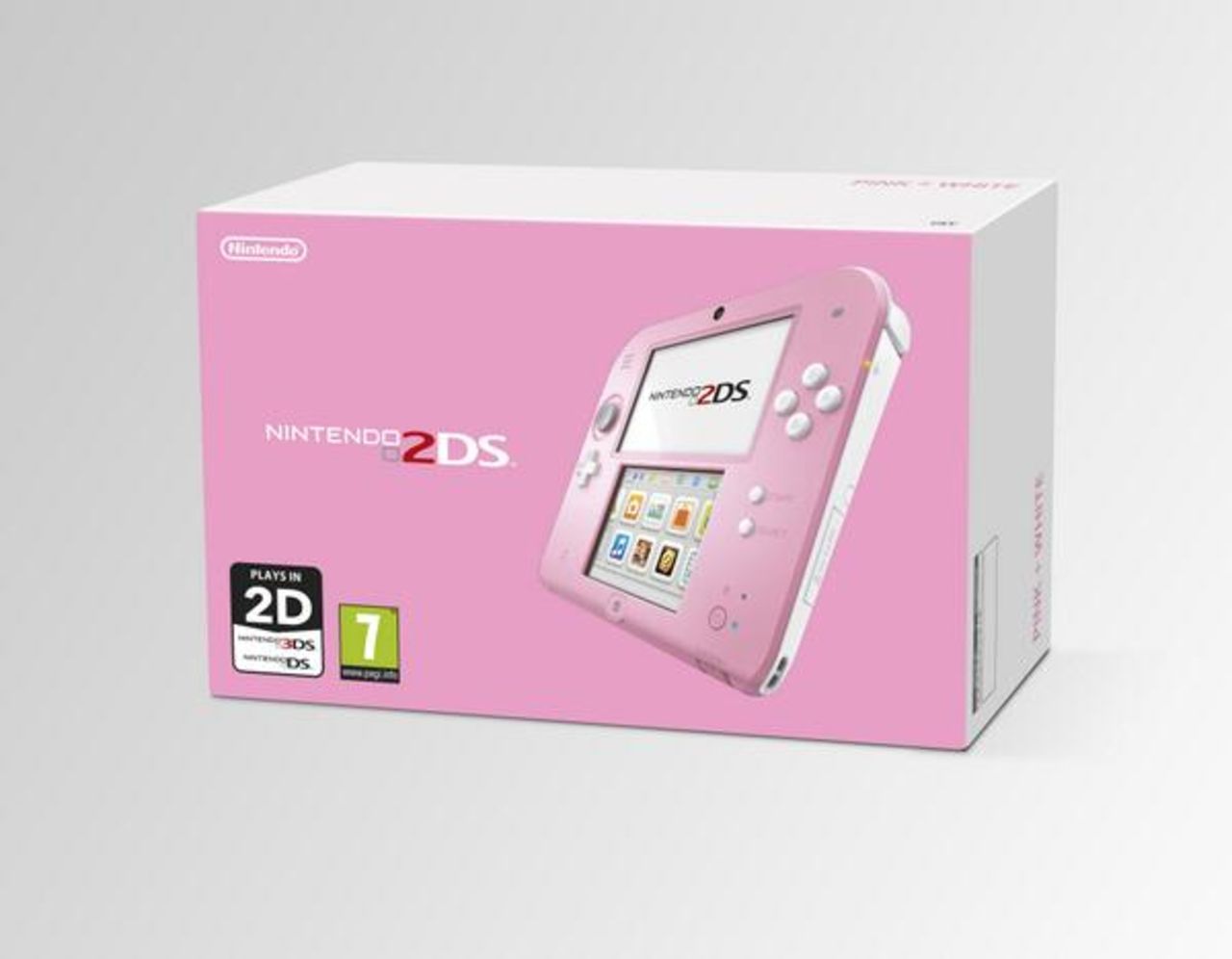 Nintendo släpper rosa och vit 2DS