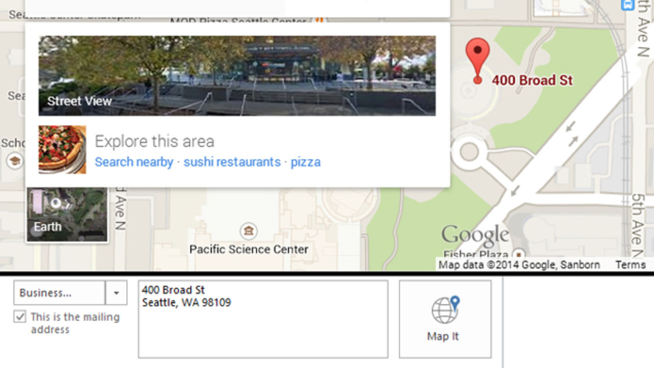 Använd Google Maps i Outlook