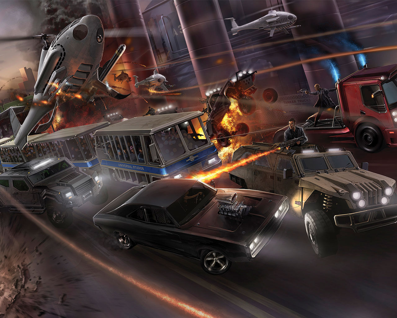 Fast & Furious-attraktion i Hollywood