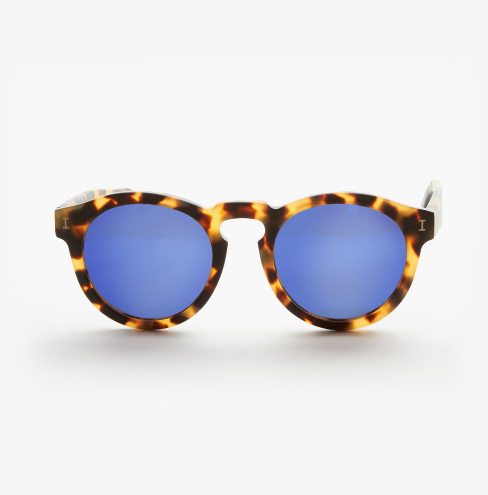 Illesteva Leonard Blue Mirror