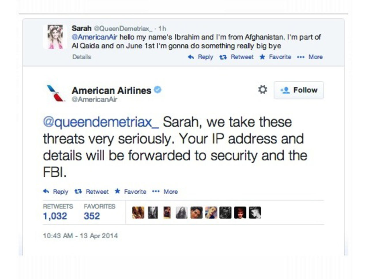 14-årig flicka gripen efter terrorhot på Twitter