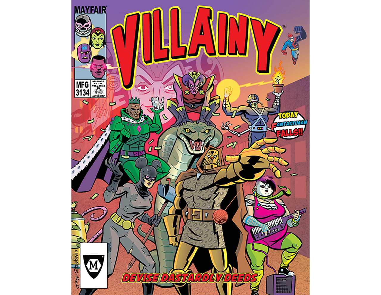 Spela superskurk i nytt brädspel