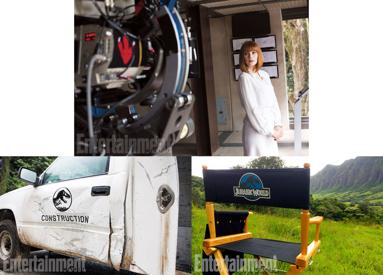 Tre bilder från Jurassic World