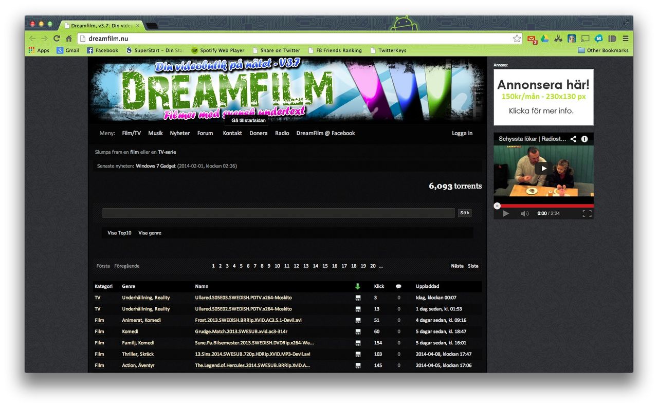 Tillslag mot Dreamfilm.nu