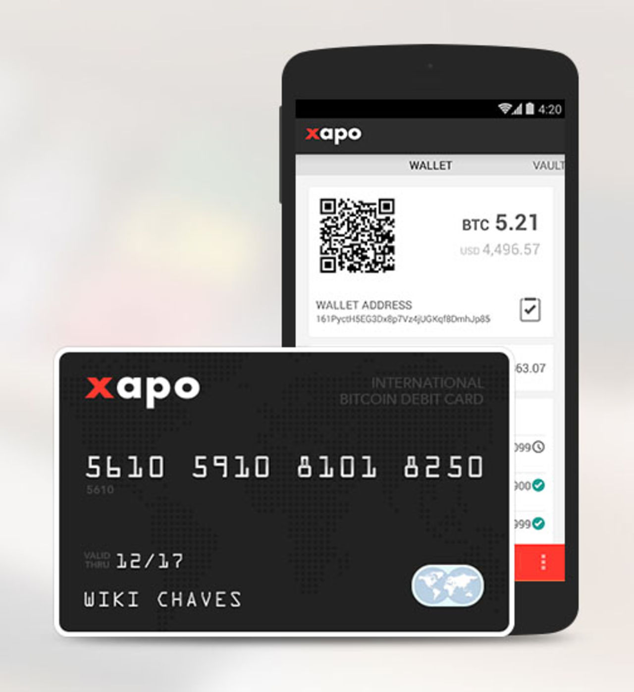 Xapo vill lansera kort för bitcoins