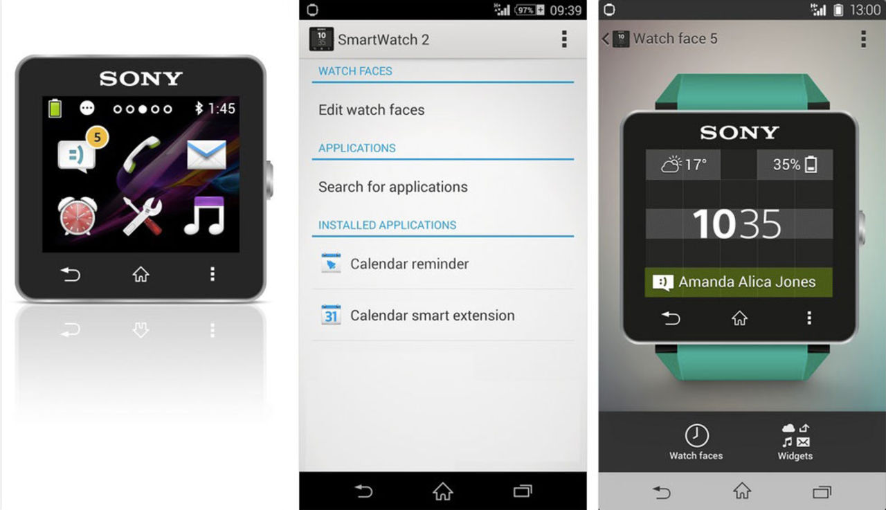 Redigera urtavlan på SmartWatch 2