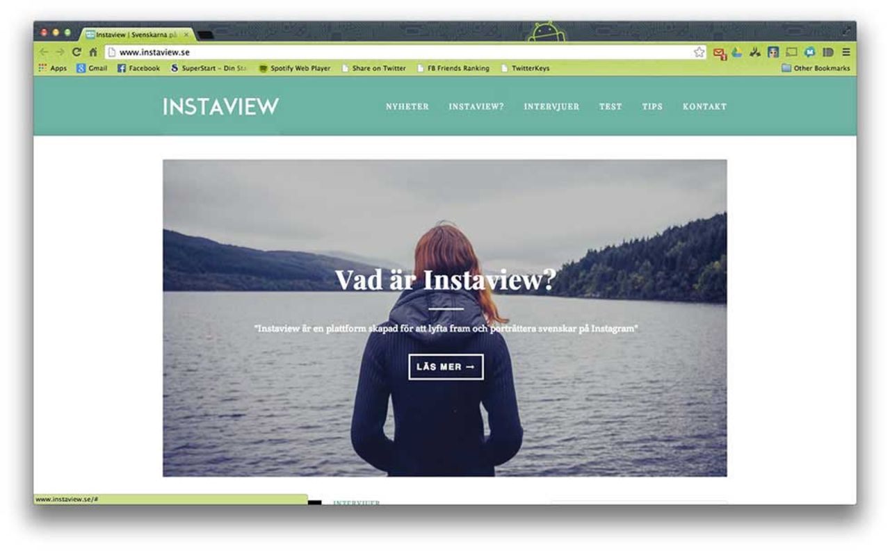 Instaview - svenskar på Instagram