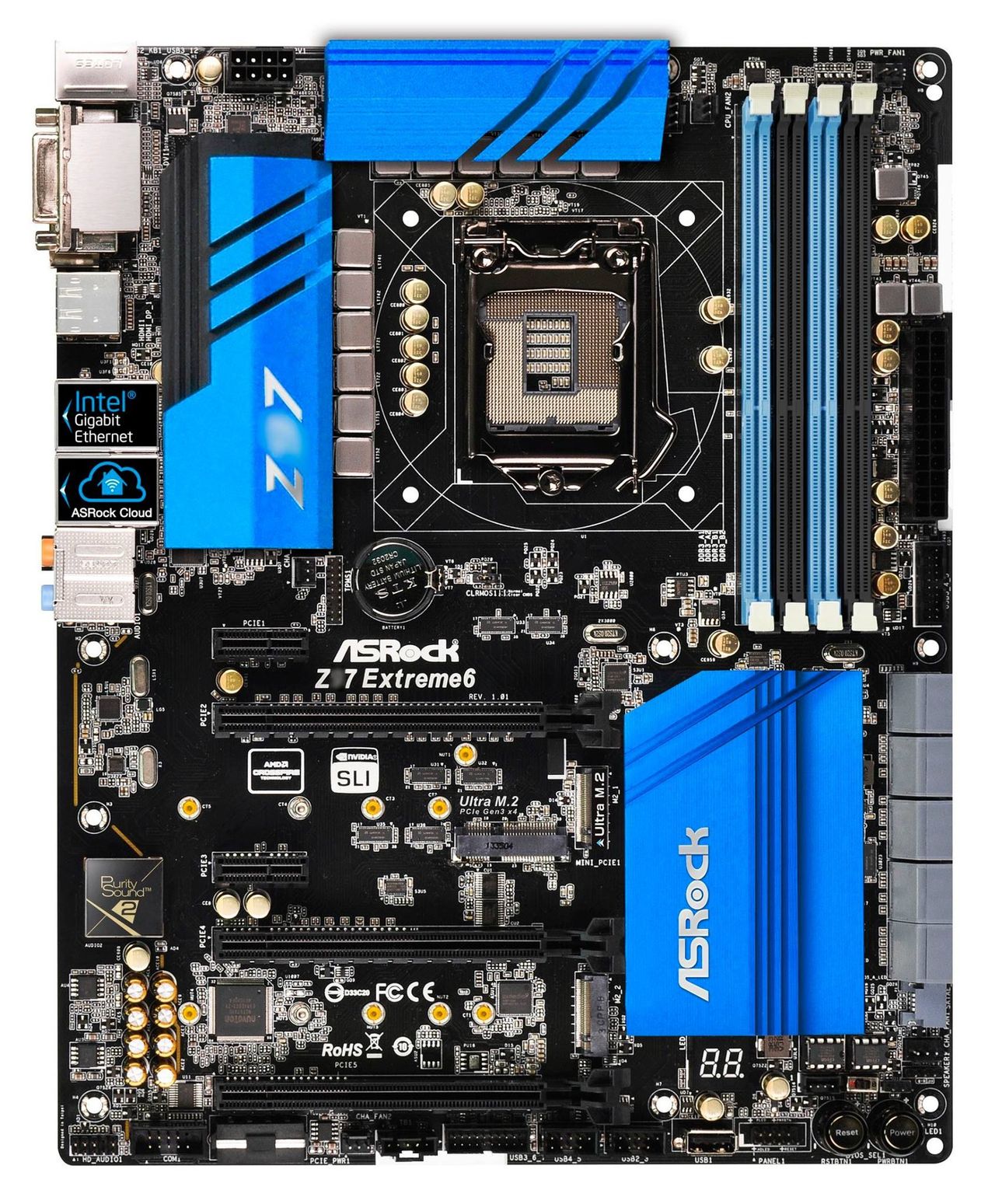 ASRock Z97 Extreme6 har två M.2-portar