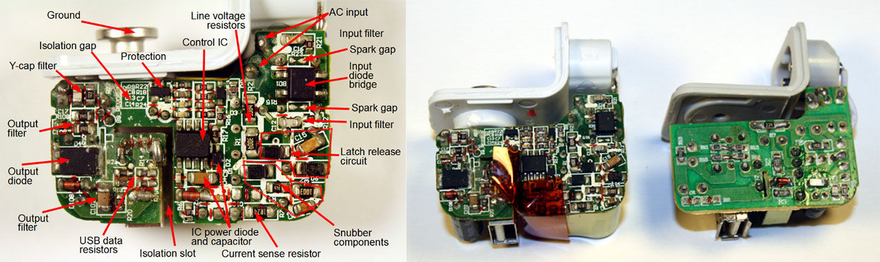 Kul titt på insidan av en iPad-laddare