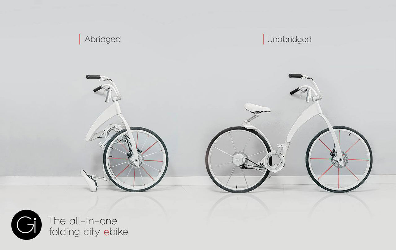 Gi-Bike - Eldriven och ihopfällbar