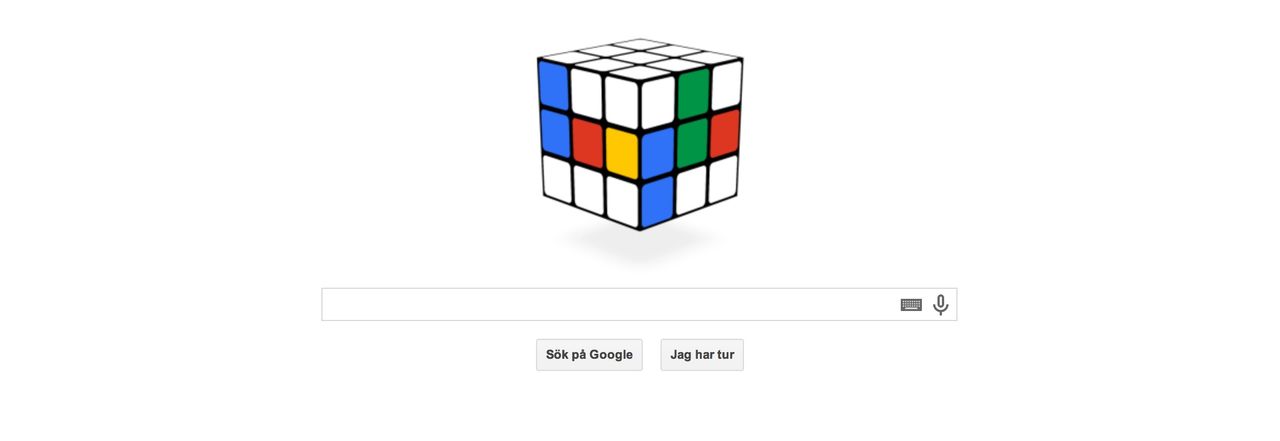 Google hyllar Rubiks Kub