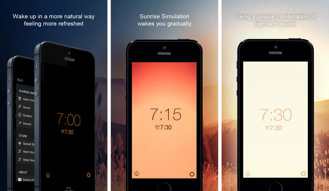 Vakna till fejkad soluppgång med Morning Sun