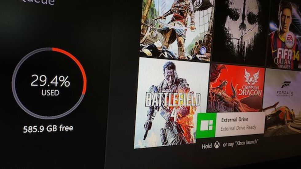 Får Xbox One stöd för externa hårddiskar snart?