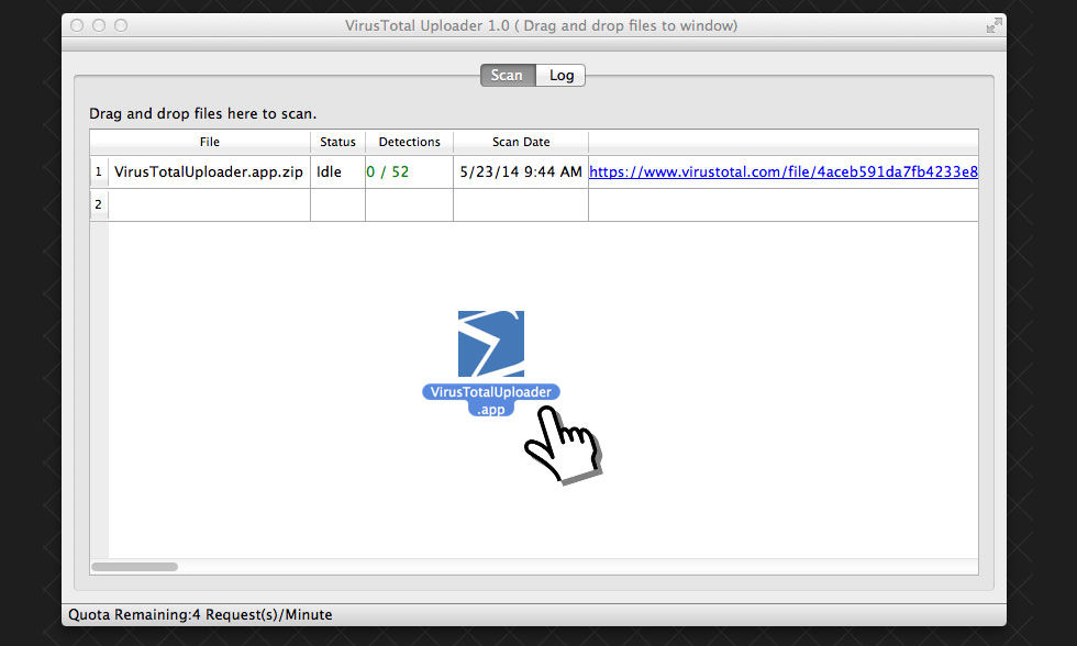 virustotal uploader for mac