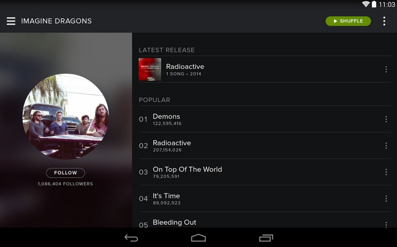 Spotify utsatt för dataintrång