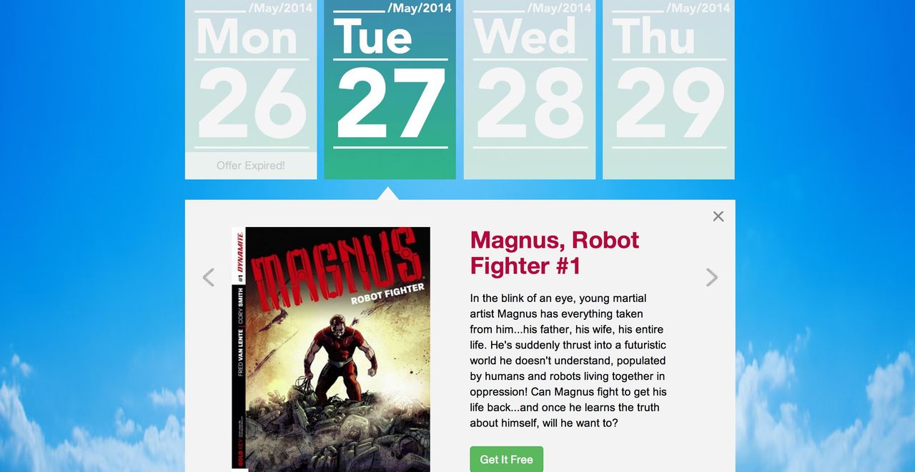 Comixology bjuder på 20 serietidningar