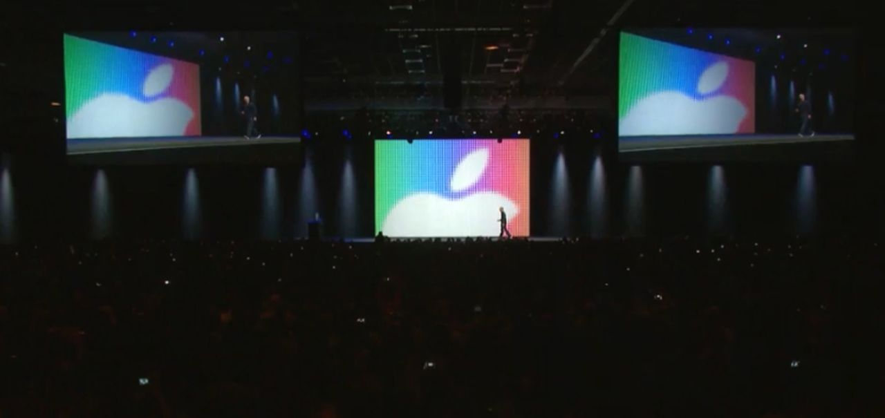 Spana in Apples presentation från WWDC 2014