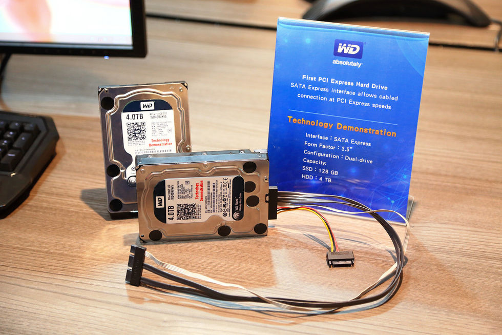Western Digital visar SATAe-prototyp
